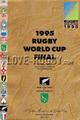 South Africa v New Zealand 1995 rugby  Programme
